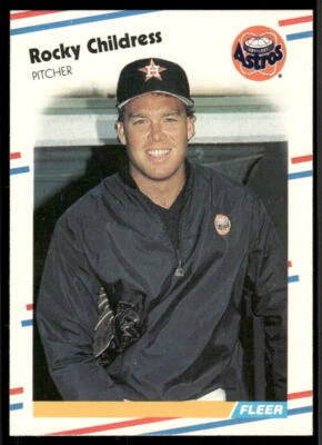 1988 Fleer #442 Rocky Childress - Image 1 of 2