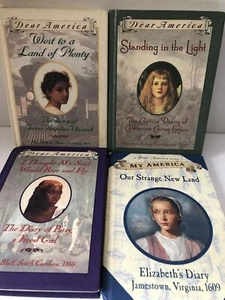 Dear America 4 Hard Cover books, Virginia, Pa., S.C., Idaho - Imagen 1 de 5