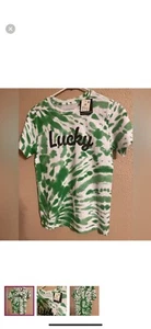 Grayson Threads St. Patrick's Day Lucky Short Sleeve Graphic T-Shirt Size XS - Picture 1 of 3