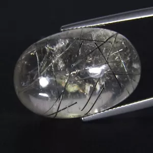 39.89Cts Genuine 100% Natural Earth Mined Rutilite Quartz Oval Cabochon - Picture 1 of 4