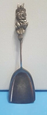 Vintage Reed & Barton Silverplate Bon Bon Spoon ~ Rose Pattern 5 1/2" - Изображение 1 из 4