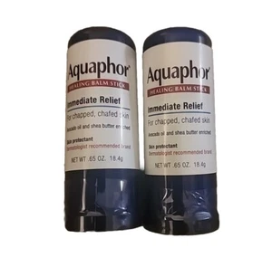 LOT (2) AQUAPHOR HEALING BALM STICK FOR CHAPPED CHAFED SKIN .65 OZ - Picture 1 of 1