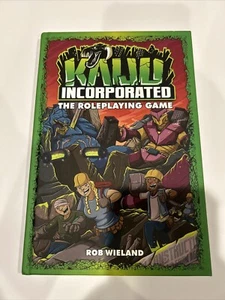 Kaiju Incorporated The Roleplaying Game (Fate Core) Hardcover Book Rob Wieland - Picture 1 of 2