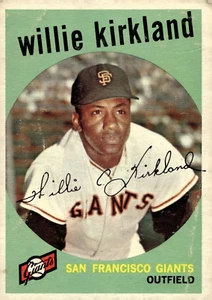 1959 Topps #484 Willie Kirkland (Giants) #484 - Bild 1 von 2