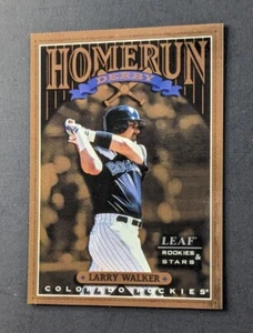 Larry Walker 1998 Leaf Rookies & Stars Homerun Derby #3 /2500 Home Run - Bild 1 von 2