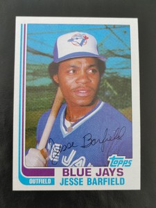⚾1982 Topps Traded Jesse Barfield Rookie Baseball Card 2T Toronto Blue Jays🔥⚾