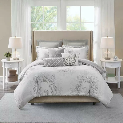 3-Pc Harbor House Sea Breeze Full-Queen Comforter Set Shells Nautical Farmhouse  - Image 1 of 2
