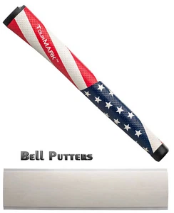 TourMark USA Patriot Oversize/Jumbo Golf Putter Grip-Ball Marker-Grip Nastro Striscia - Foto 1 di 5