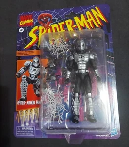 Hasbro Marvel Legends Comic Retro Spider-man Spider-Armor MK 1 Figure Brand New - Picture 1 of 7