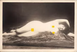 Victorian Era Risque Nude Photo Woman Pose c1900 - Bild 1 von 4