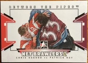 2009-10 Between The Pipes Net Brawlers Chris Osgood/Patrick Roy #NB-03 - Picture 1 of 2