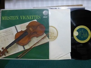 NATHAN MILSTEIN VIOLIN VIGNETTES ORIGINAL CAPITOL P 3896 VG+ LP - Picture 1 of 2