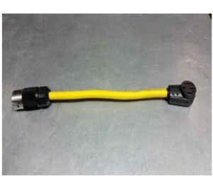09-436-R TESLA Adapter 6/3-8/1 SEOW CS6365 Male TO 14-50 Female. 2-Foot YELLOW. - Picture 1 of 4