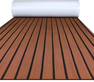 Boat Flooring EVA Foam Boat Decking Faux Teak Marine Flooring Boat Mat Boat Carp - Picture 1 of 25