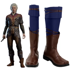 IN STOCK Baldur's Gate 3 BG3 Gate 3 Astarion Ancunín Cosplay Default Boots M016 - Picture 1 of 4