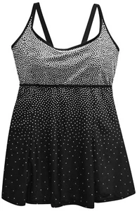 Costume da bagno donna scoop taglie forti Heat nuovo 18 20 22 24 W notti stellate - Foto 1 di 2
