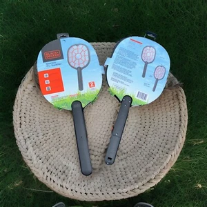 BLACK+DECKER Electric Fly Swatter Fly Zapper Tennis Bug Zapper Racket (2 PACK) - Picture 1 of 5