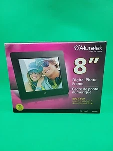 Aluratek ADPF08SF 8 inch LCD Digital Photo Frame - Black - Picture 1 of 2