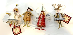 Departamento 56 Juego Completo de 4 Adornos Caroler Patience Brewster Krinkles-NUEVO CON ETIQUETAS-7 - Imagen 1 de 7