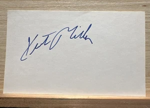 Keith Miller signed Card - Mets Royals Debüt 1987 - - Bild 1 von 1