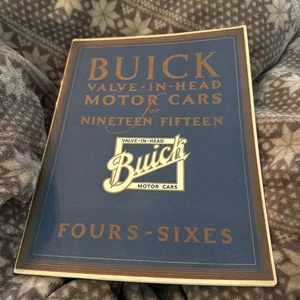 1915 BUICK MOTOR CARS FOURS-SIXES AUTOMOBILES ADVERTISING CATALOG BROCHURE RARE - Picture 1 of 15