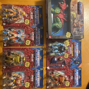 Masters of the Universe New For 20-22 Retro Action Figure Set Of 7. Brand New - Picture 1 of 9