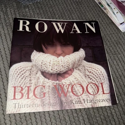 Rowan Bigger picture 20 Kim Hargraves  Knitting Patterns & Big Wool : 2 books - Image 1 of 4