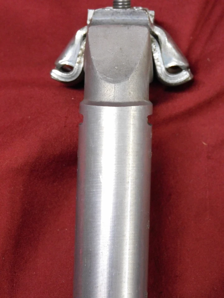 Tija de sillín vintage Sakae CR 27,2 mm aleación plateada 230 mm de largo Foto 1 de 4