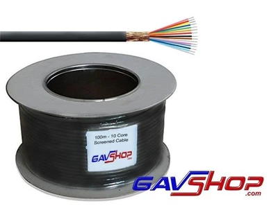 High Quality 10 Core Screened Multicore Cable Sold by the Meter or 100m Drum - Image 1 of 3