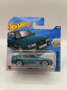 2025 Hot Wheels 1987 Audi Coupe quattro grün türkis HW Factory Fresh 2/5 - Bild 1 von 2