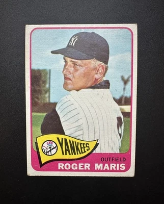 1965 Topps - Roger Maris #155 Excellent Card MARK ON BACK - Image 1 of 4