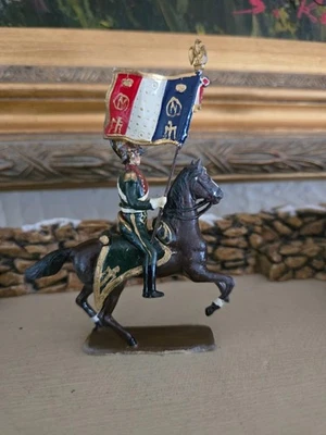VINTAGE C.B.G. MIGNOT #229 LANCEROS POLACOS 1812 CABALLO DE CRÍA ABANDERADO Foto 1 de 4