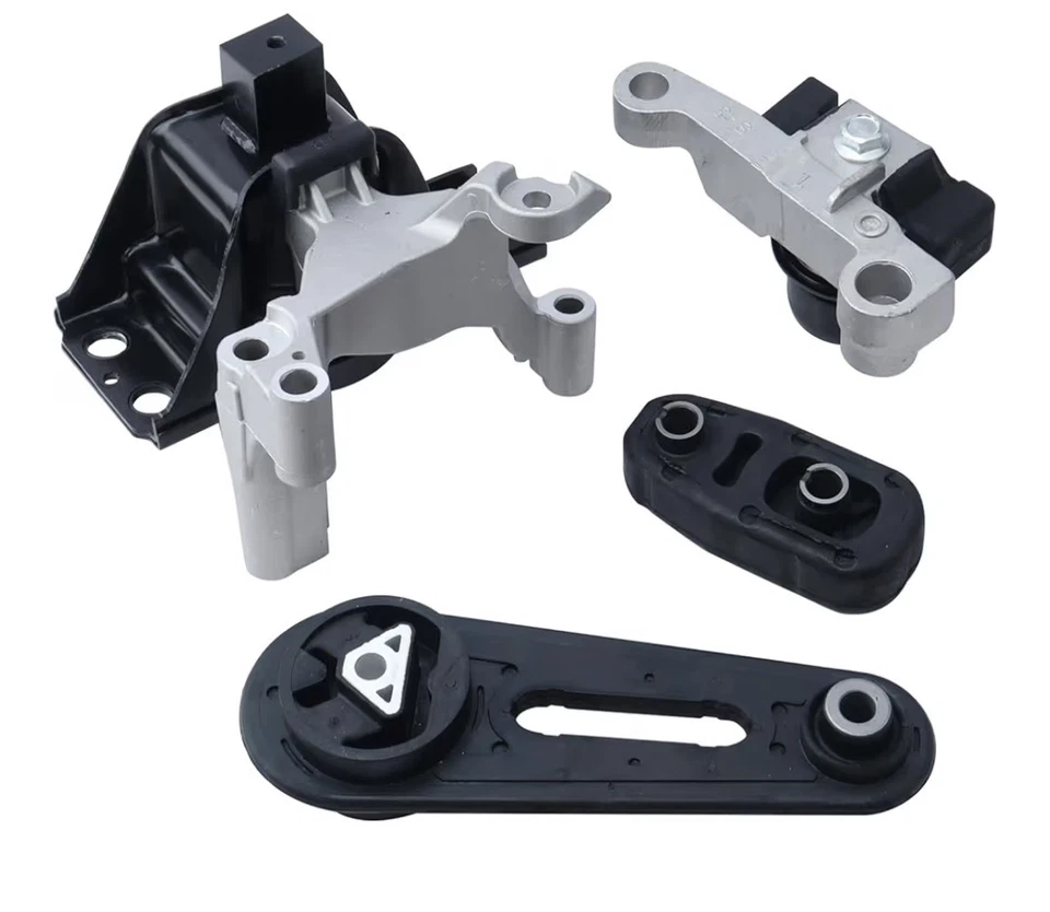 Soporte de motor y transmisión 4 piezas para Nissan Sentra 2007-2012 L4 2,0 L automático Foto 1 de 4