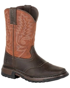Rocky Boys' Ride FLX Western Boot - Square Toe - RKW0257Y - Picture 1 of 7