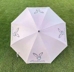 New Malbon Golf X Umbrella Rabbit Pink 100cm Sunny and rainy umbrella with UV - Picture 1 of 3