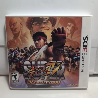 Super Street Fighter IV -- 3D Edition (Nintendo 3DS, 2011) Complete With Manual - Image 1 of 4