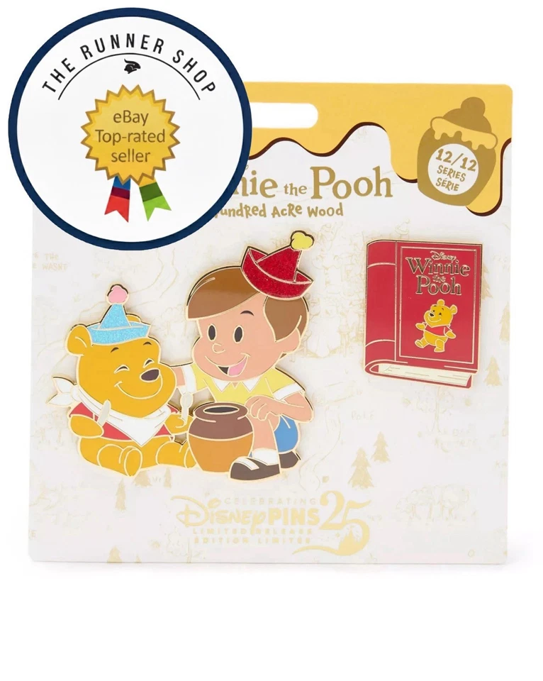 Juego de prendedores Winnie the Pooh y Christopher Robin - Serie Madera de cien acres PREVENTA Foto 1 de 1