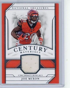 2018 Panini National Treasures #CM-JM Joe Mixon Century Materials #/99 - Picture 1 of 2