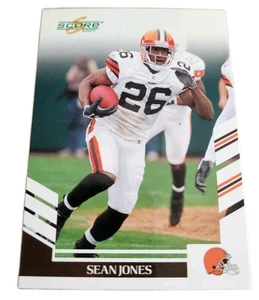 2007 Score Sean Jones #201 Cleveland Browns NFL Football Card (P4 - Picture 1 of 2