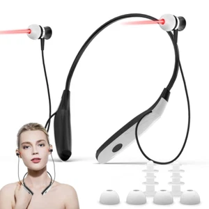 NEW Tinnitus Relief Earplug 650nm Cold Laser Light Therapy Nasal Rhinitis Relief - Picture 1 of 17