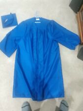 Unisex Royal Blue Jostens Graduation Gown, Size 5'4"-5'6"
