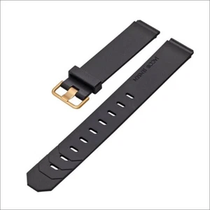 JACOB JENSEN Uhrband watch strap original Kautschuk Schwarz 17mm Einschubband GM - Picture 1 of 1