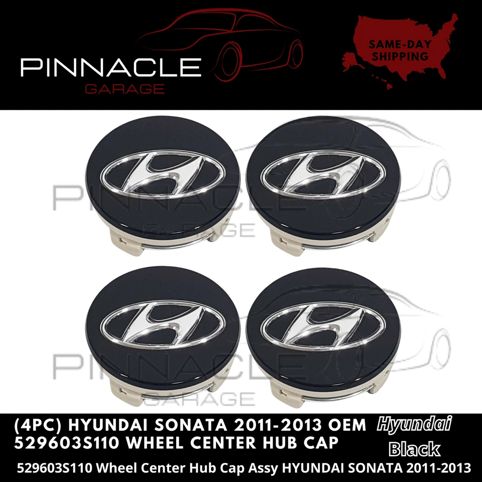 Tapacubos de rueda central 4 piezas HYUNDAI SONATA 2011-2013 529603S110 Foto 1 de 2