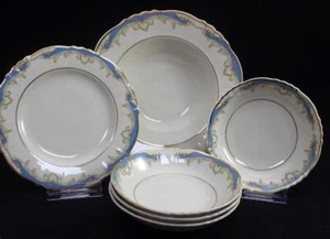 Syracuse Carvel Group of 4 Fruit Bowls 1 Rim Soup Bowl & 1 Bread & Butter Plate - Picture 1 of 7