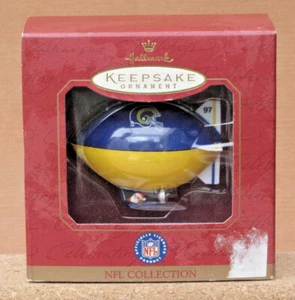 HALLMARK KEEPSAKE ORNAMENT NFL COLLECTION ST LOUIS RAMS 1997 - Picture 1 of 9