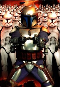 Postcard Jango Fett and Clone Troopers Star Wars Movie Mandalorian Clone Wars