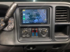 For 2003-2006 Chevrolet Tahoe Silverado CarPlay Android GPS Car Radio Stereo+Cam - Picture 1 of 24