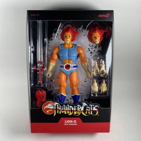 Super7 Thundercats Lion-O Ultimates - Toy Version 7 In Cover