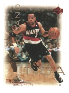 2000-01 Upper Deck Pros & Prospects NBA Portland Trail Blazers Damon Stoudamire - Bild 1 von 2