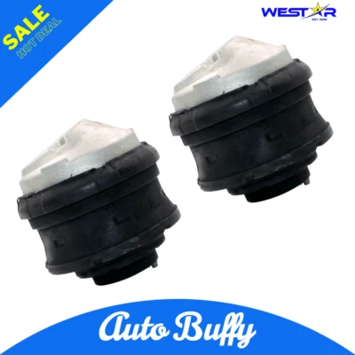 Front Engine Motor Mount 2pc Set Fits 94-03 Mercedes-Benz C220 C230 E300 SLK230 - Image 1 of 2